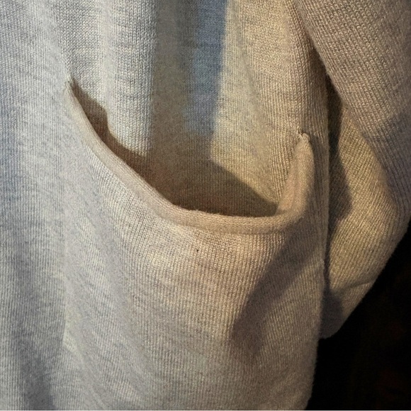 Zara Light Gray Open-Front Cardigan - Picture 4 of 6